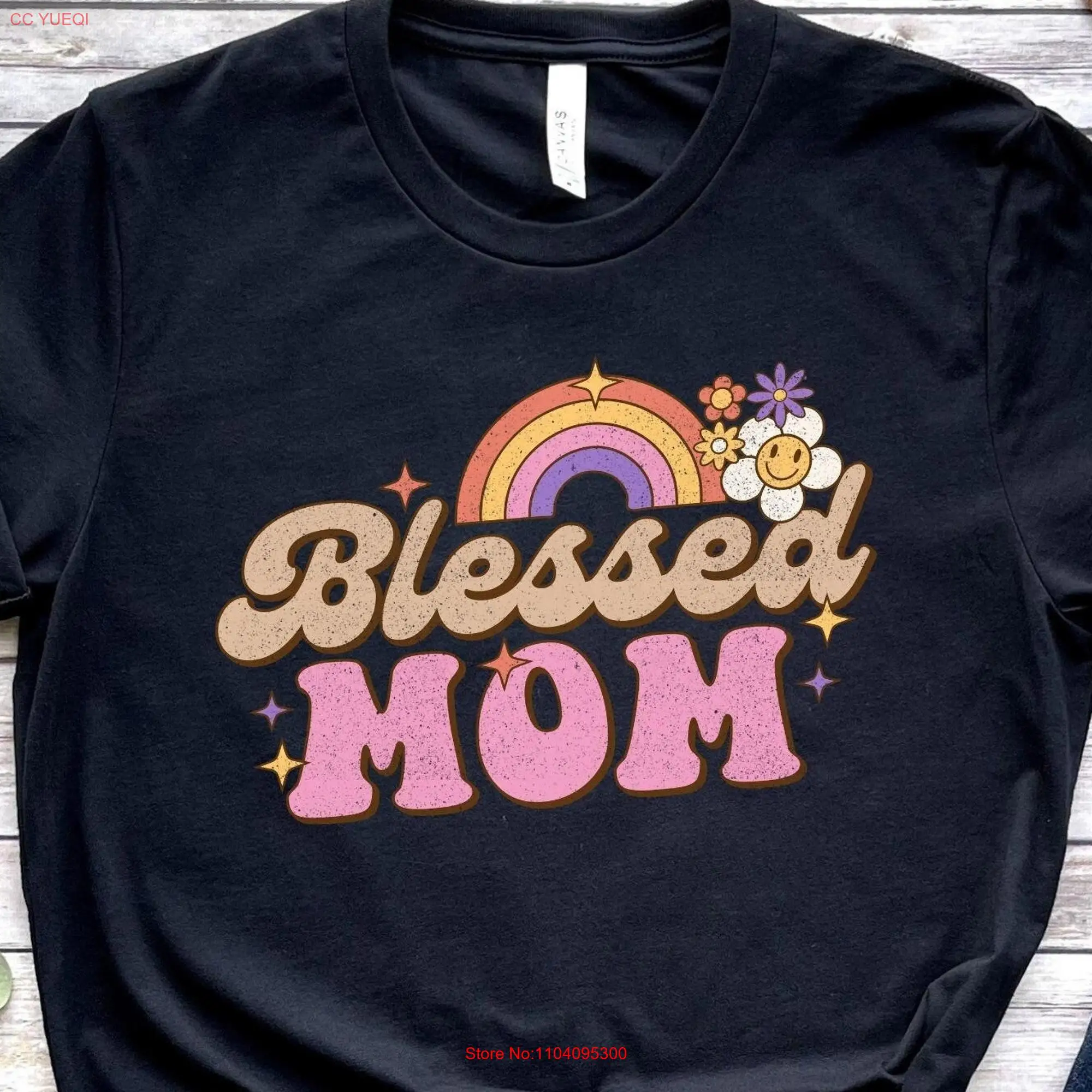 Благородная мама, футболка с цветочным принтом, День матери, новинка, для быть длинными или короткими рукавами