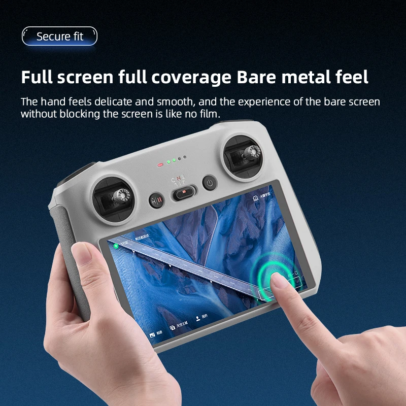 خفف فيلم ل DJI الهواء 3/MINI 3 برو مع شاشة التحكم عن بعد فيلم واقية واقية واقية الأفلام DJI RC 1 2 الملحقات