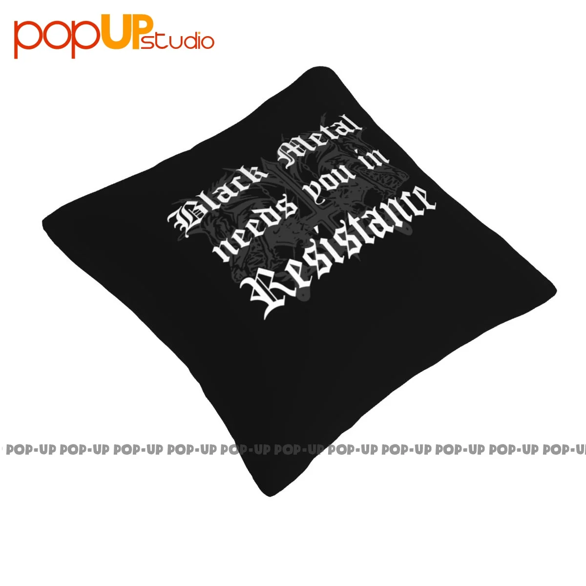 Thick Nargaroth Black Metal Band Resistance P-532 Pillowcase Throw Pillow Cover For Sofa Home Decor Zipper Type