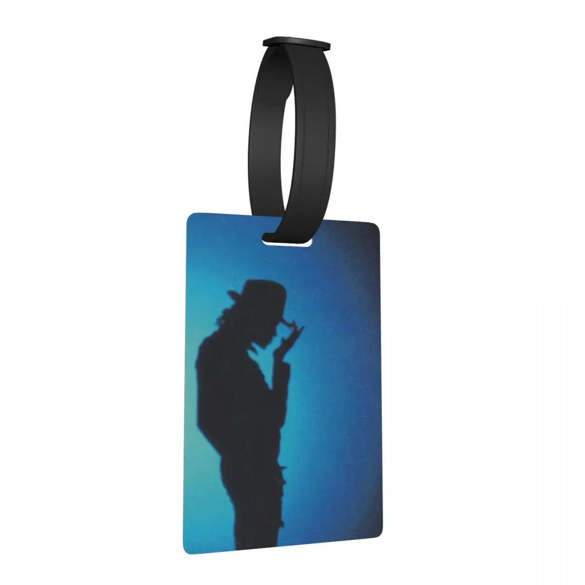 

Pop Music Michael J-Jackson Luggage Tags Suitcase Accessories Travel Cute Baggage Boarding Tag Label Holder ID Name Address