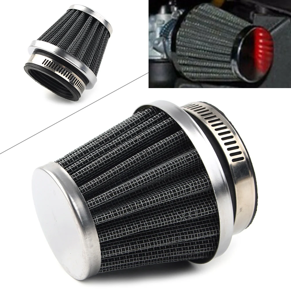 48mm Motorcycle Air Filter Cleaner for Honda for Kawasaki Yamaha Motorcycle Pit Bike ATV Scooter GY6 50 125