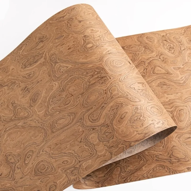 Brown Tree Knot Technology Wood Veneer 2.5Metersx580x0.3mm (Back With Non woven) Furniture Decorative Panel