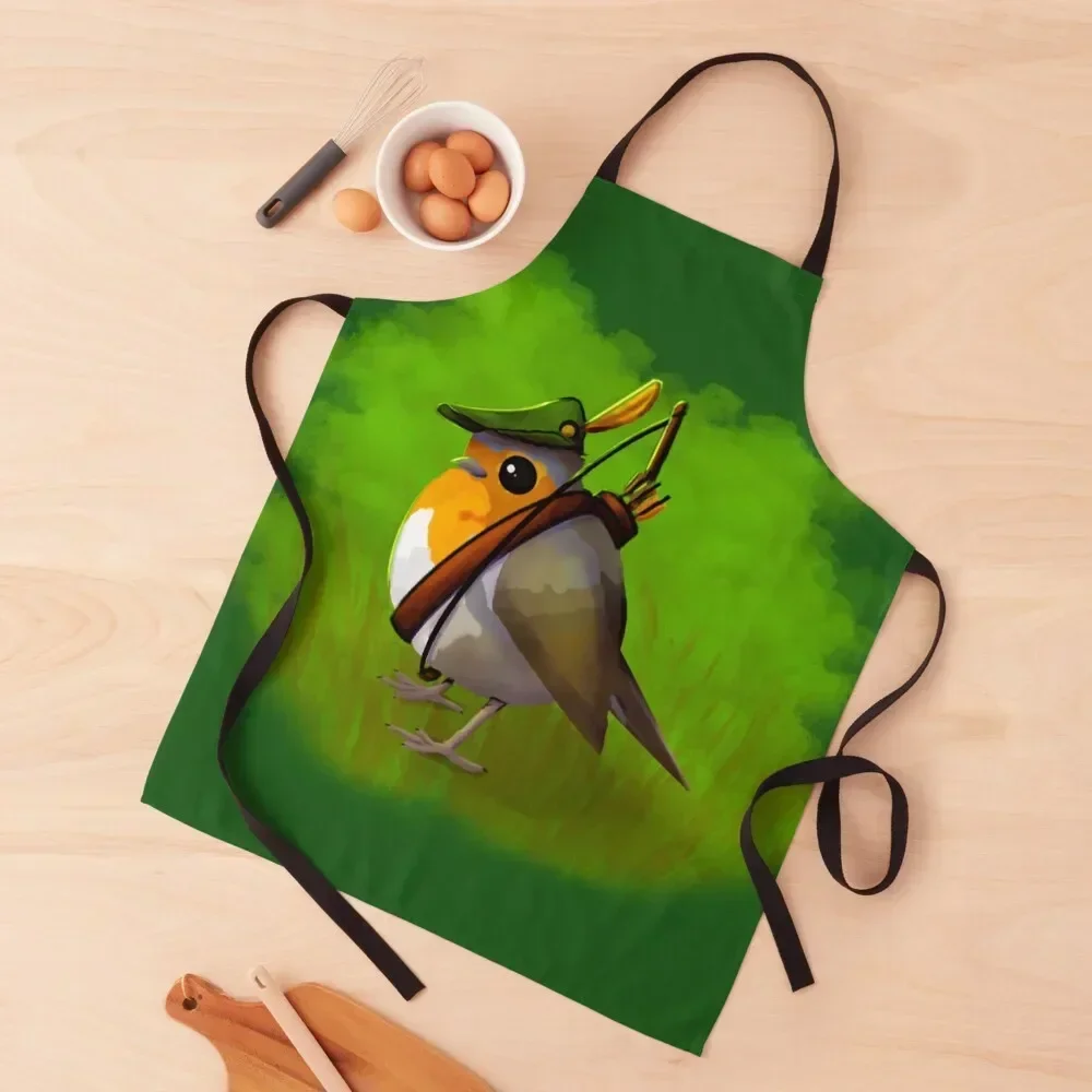 

Robin-Hood Apron Trim Cloth Children'S cook wear Kitchen New 2022 Year Apron