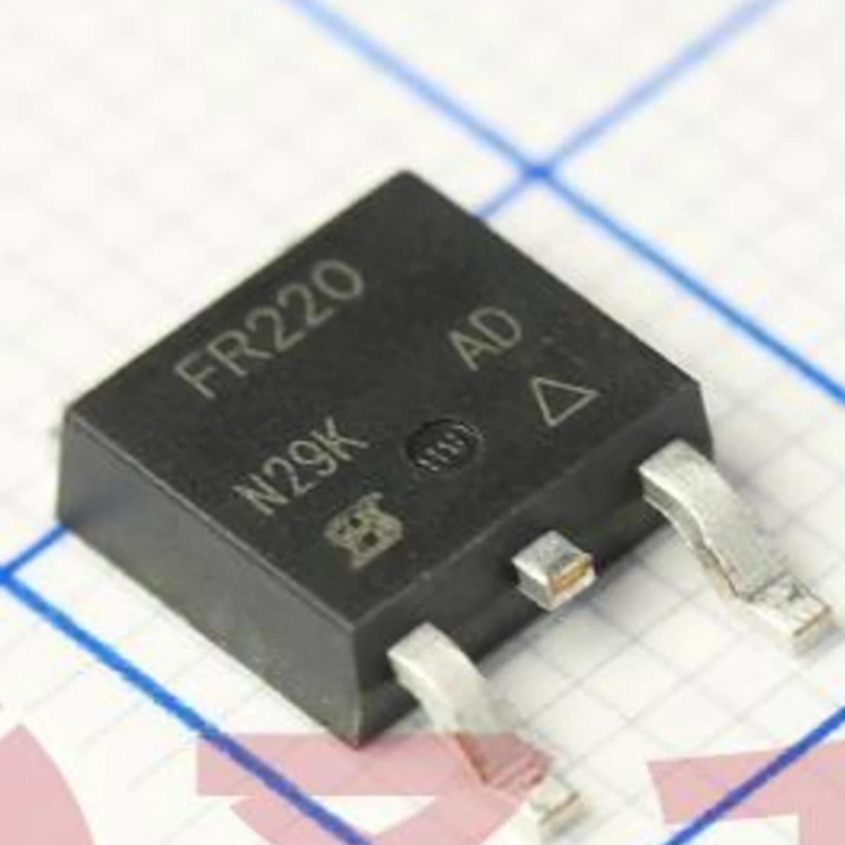 10PCS original FR220 field-effect transistor (MOSFET) 2.5W; 42W 200V 4.8A 1 N channel TO-252 IRFR220TRPBF