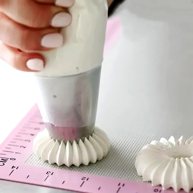 2 große Kuchendekorationsdüse aus Edelstahl – russische Zuckerdüse für Kuchen, Cupcakes, Kekse – unverzichtbare Backwerkzeuge, Gadgets