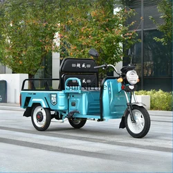 Electric tricycle, family small car, pick up and drop off children, set up a stall to carry passengers