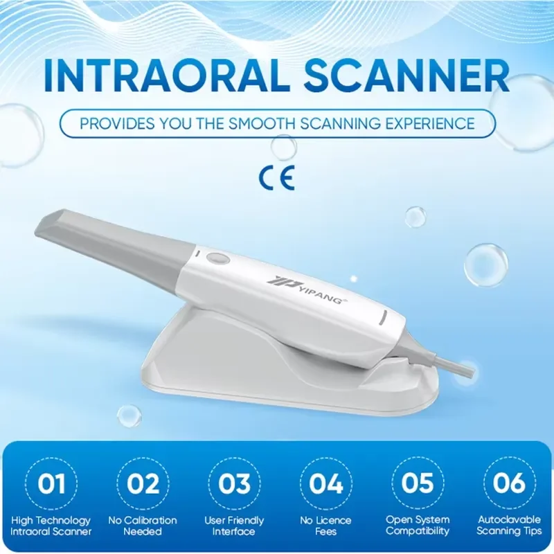 2026 New, High Quality, YP-800 Lightweight 3D Oral Scanner 240g High Speed CMOS Real Color 8μm Precision USB 3.0 for