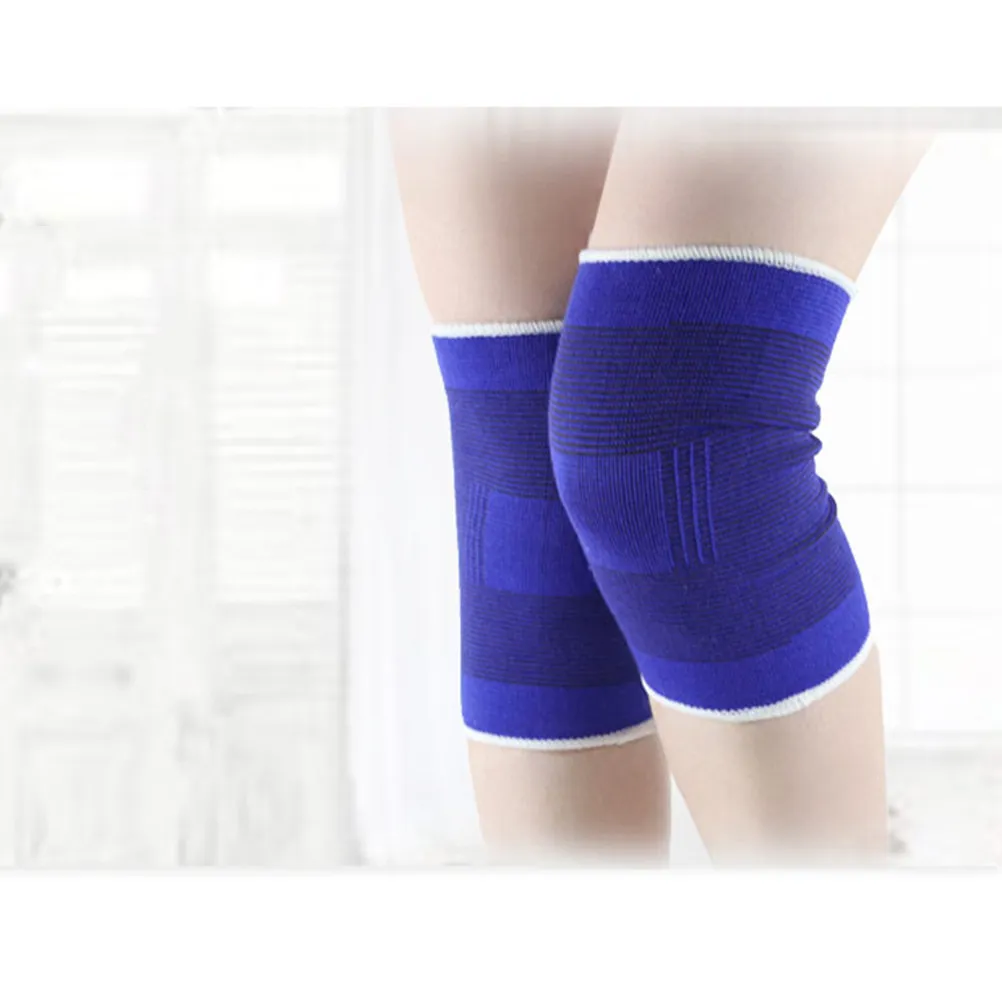 1Pair Knee Protection Cover Premium Polyamide Material Safe Lightweight Scratch Sprain Damage Prevention for Fitness Sports