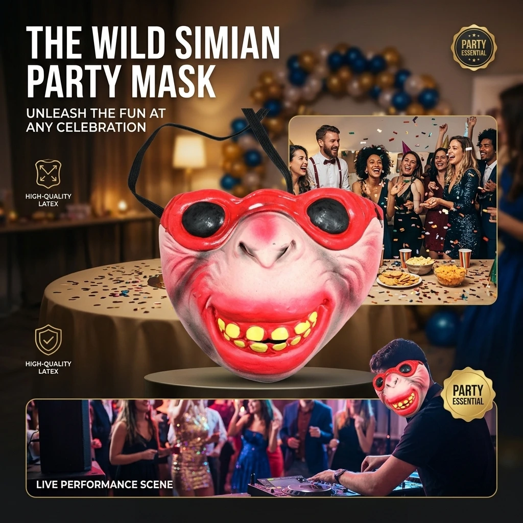 Halloween Parody Prank Half Face Mask - Funny Marriage Game Props Latex Pig Nose Accessory for Gag Jokes And Entertainment
