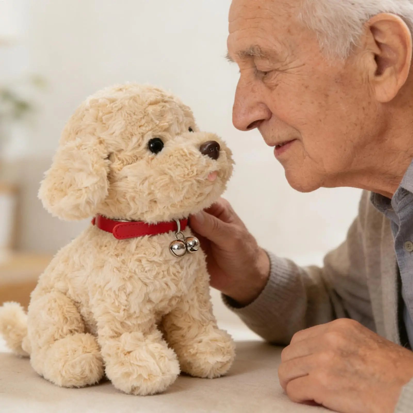 ตุ๊กตาหุ่นยนต์ลูกสุนัขแบบโต้ตอบได้ - ของเล่นสัตว์เลี้ยงเสมือนจริง เคลื่อนไหวได้ พูดได้ ของเล่นสุนัขอิเล็กทรอนิกส์สำหรับเด็ก เด็กชาย เด็กหญิง และวัยรุ่น