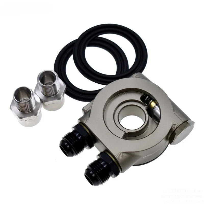 Automobile modification 80 degree constant temperature oil cake, oil cooler universal radiator ， oil pressure sensor