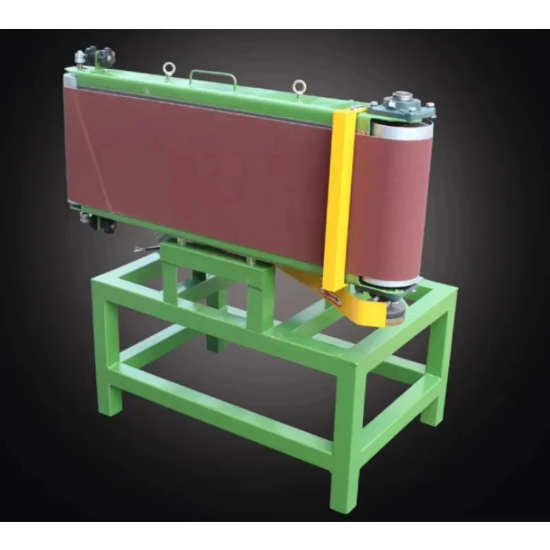 Portable Woodworking Vertical Small Metal Parts Belt Grinding Lathe Derusting Sander Plane Polishing Hine 2KW 60Kg