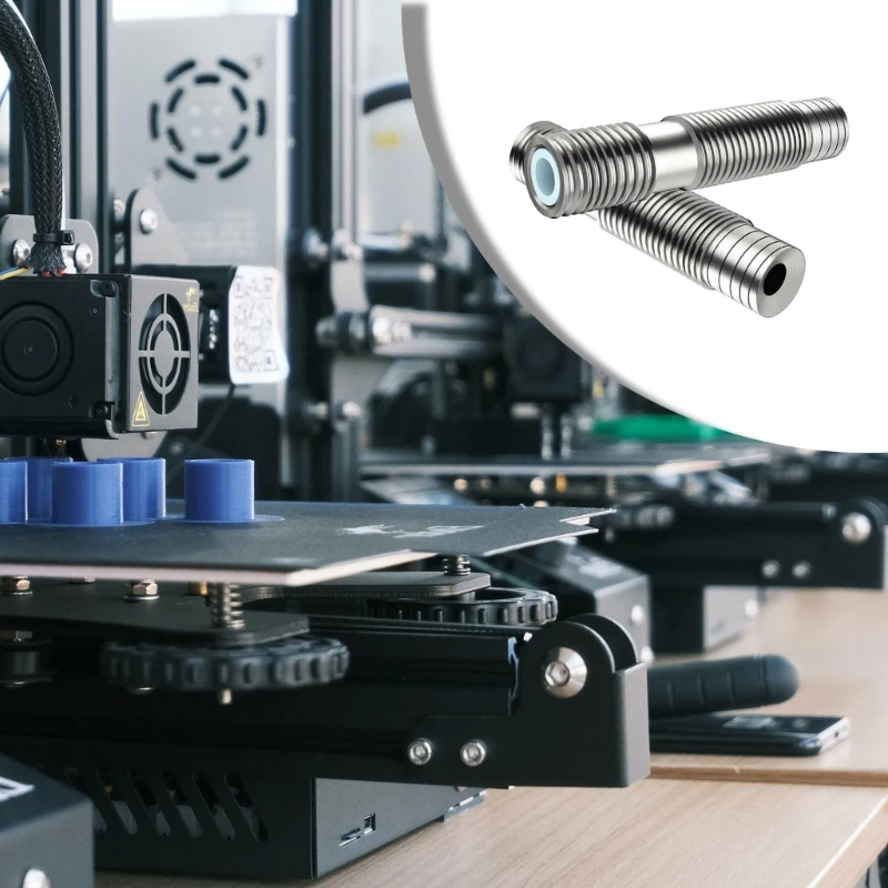 20CB 3D プリンタヒートブレイクステンレス鋼のどアップグレードされた 3D プリンタ部品 KP3S/KP3SPro/KP3SProS1