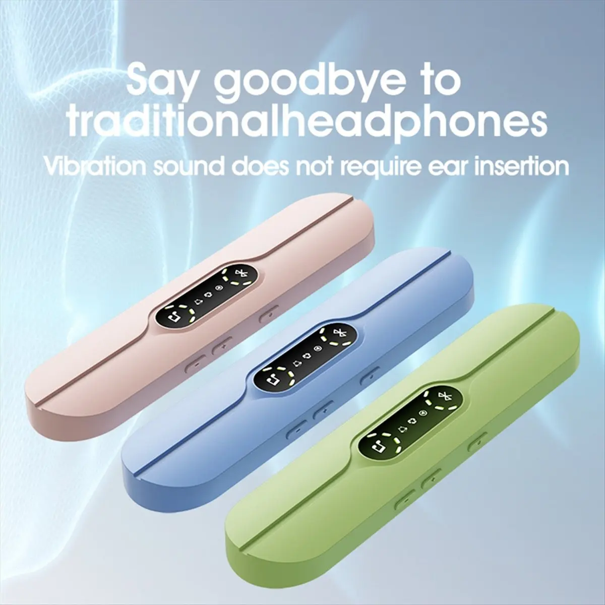 A161Z Bone Conduction Wireless Bluetooth Music Box Sleep Speaker LED Screen Sleeping Pillow Bluetooth Small Speaker Blue Reliabl