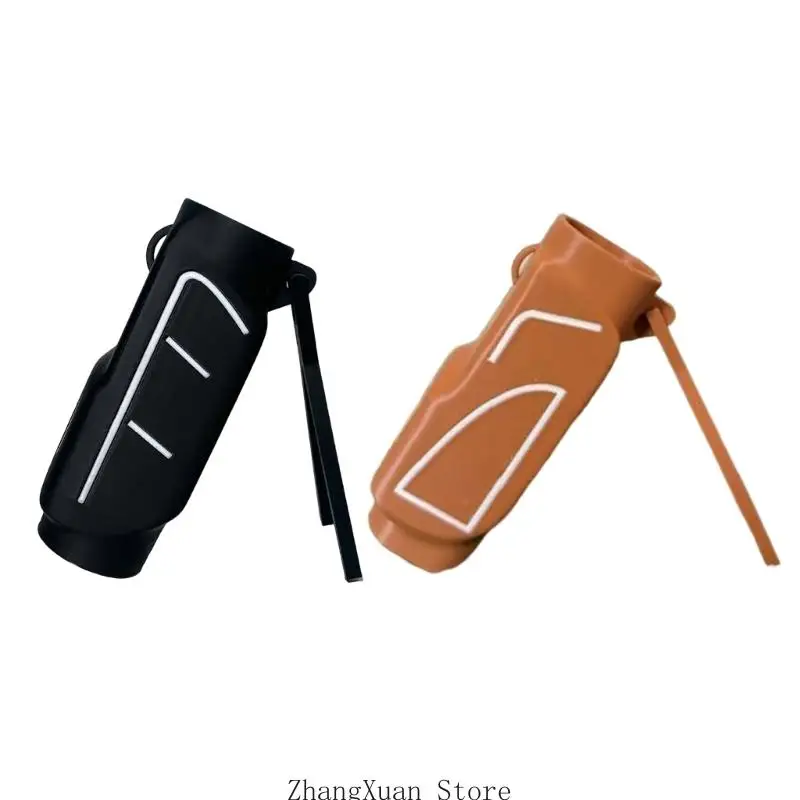 Golftaschen-Stifthalter-Paar mit 3D-Konstruktion für Schreibtisch-Display 3XUF – Detail 2
