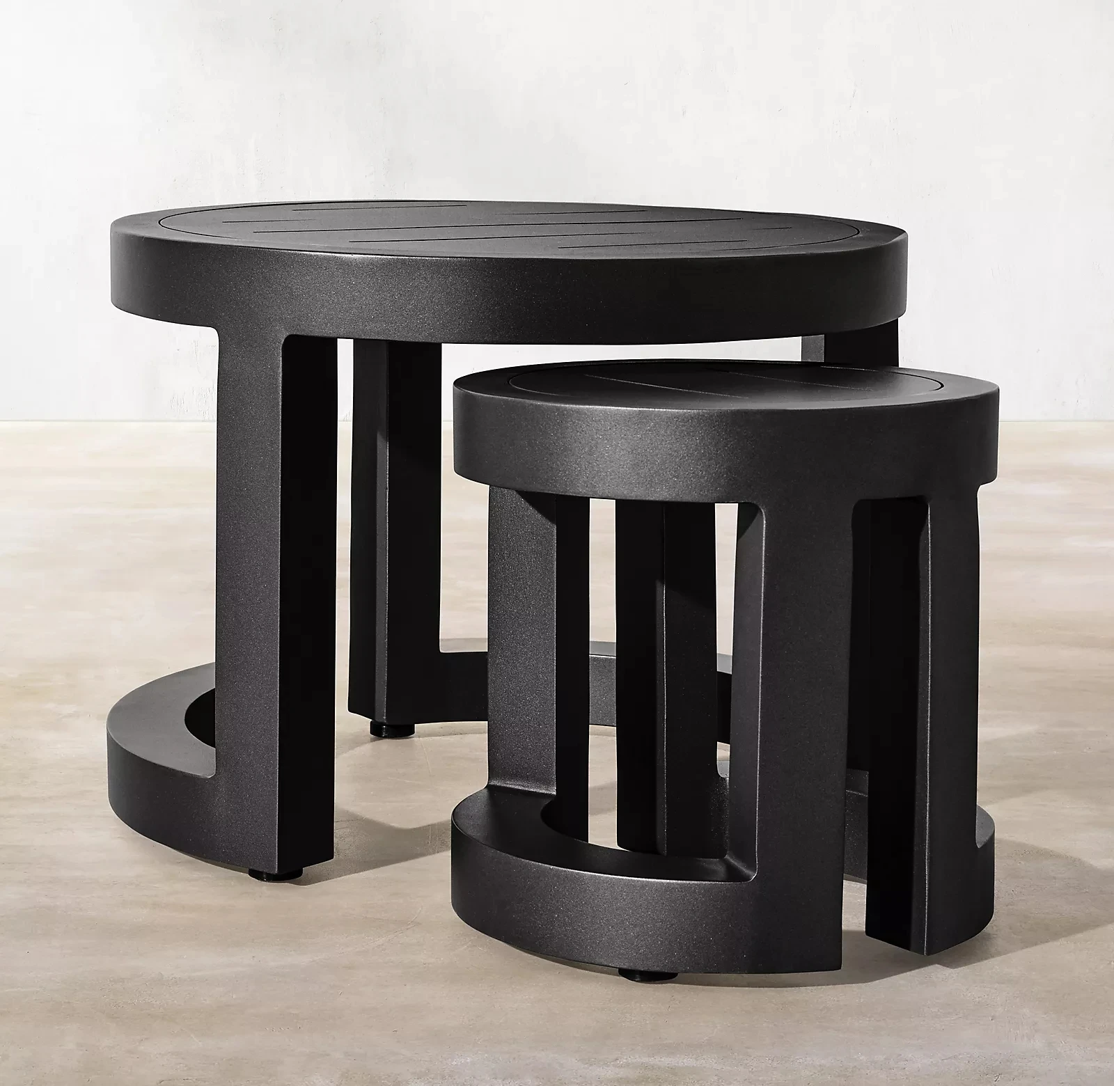 

Manufacturer's Hot Sale Outdoor Aluminum Side Table Hotel Terrace Restaurant Waterproof Garden Sofa Set Coffee Table