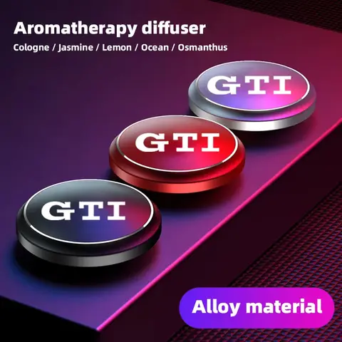 Alloy UFO Perfume Car Air Freshener for VW Golf 4 Mk5 Passat B8 B5 Sharan Polo Rline Tiguan R Line Auto Air Purifier Fragrance