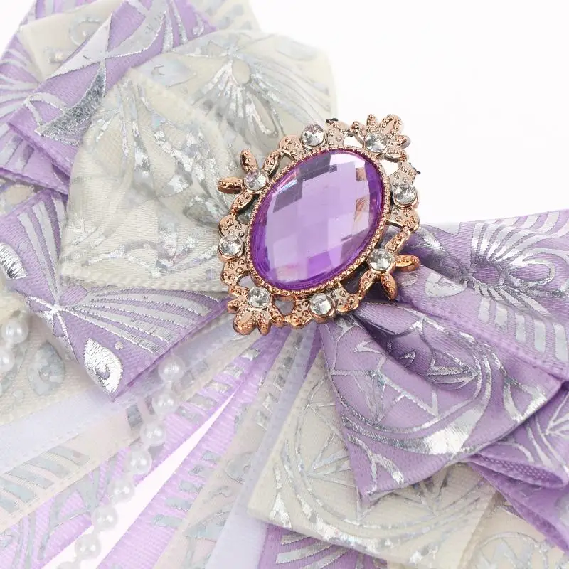 1 Stück DIY handgefertigter Lolita-Schmuck, Geschenk, Itabag-Dekor, Accessoires, doppellagiger Schleifenanhänger für Taschen, für Freunde, Anime-Peripherie – Detail 8