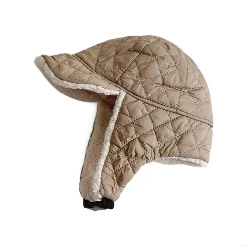 

581F Утепленная шапка с капюшоном, ветрозащитная шапка для защиты ушей с пряжкой на подбородке