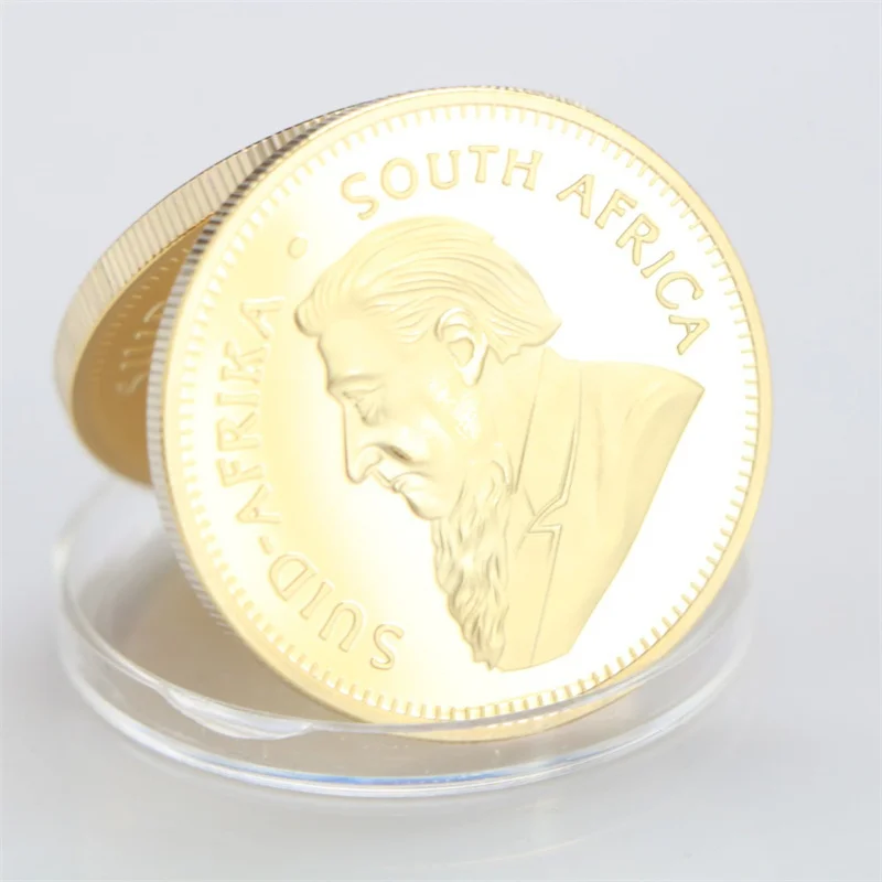 South Africa Saudi Africa Krugerrand Gold Coin Paul Kruger Collectible Coins