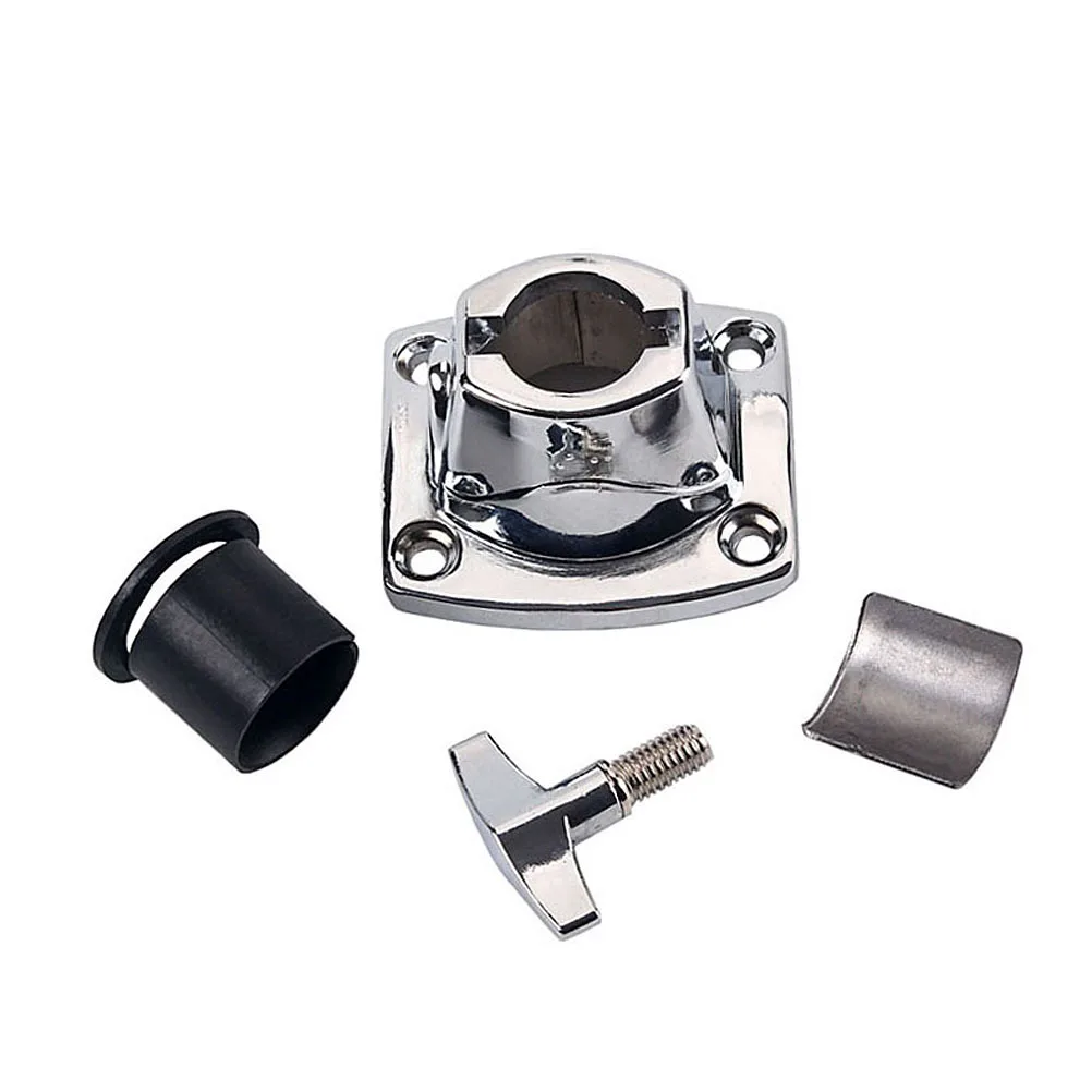 

Drum Accessory Tom Cymbal Holder Clamp Wc20 Silver Secure Fit Percussion Replacement Bracket for Bass Drum Mounted