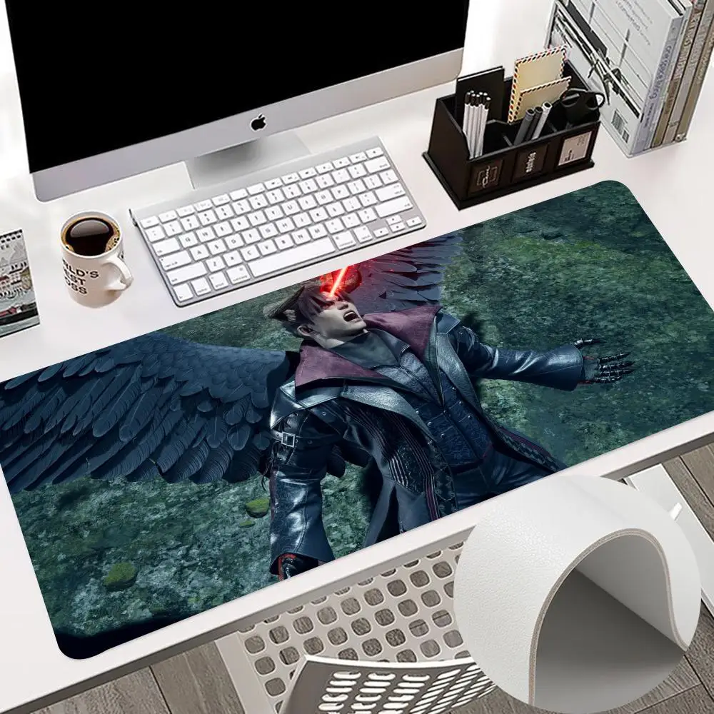 

CLAUDIO s-SERAFINO d-DEVIL JIN FENG WEI Mouse Pad 900x400mm Keyboard PC Desk Pads HD Printing Computer Double Sided Leather Non-