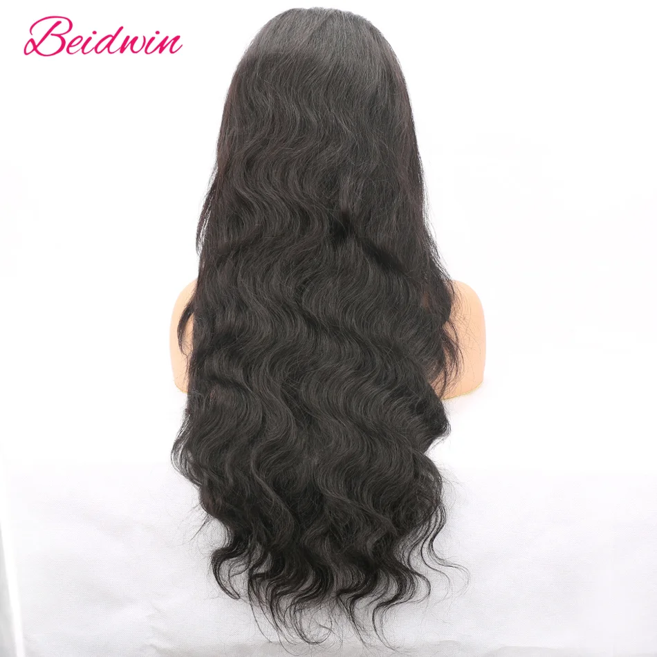 Perruque Lace Front Wig Body Wave Naturelle, Cheveux Humains, 13 Tages, Sans Colle, Pré-Customisés, HD