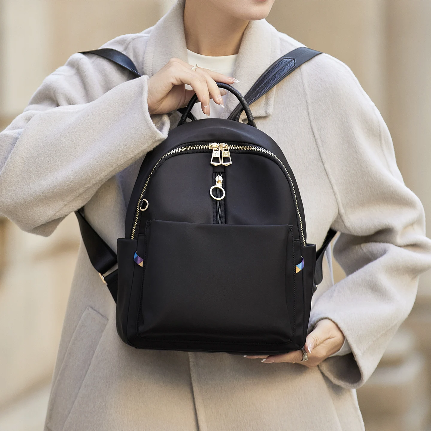 ZOOLER New Oxford Female Aesthetic Backpack School Bags Luxury Designer for Girls Women Backpacks Travel Light Weight - JH708