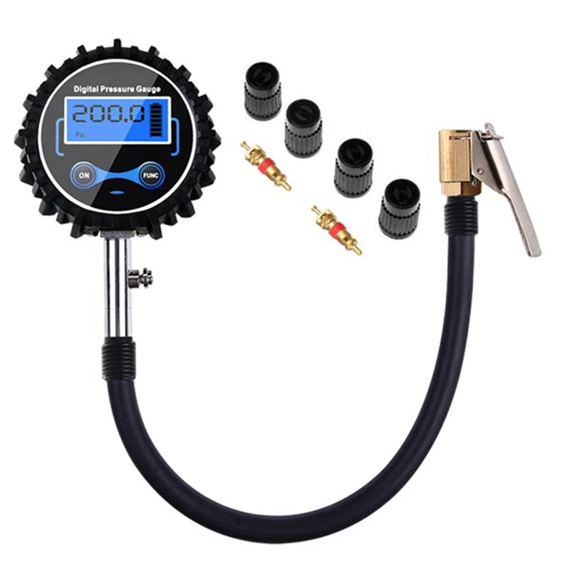 3-200PSI Digital Tire Tire Pressure Gauge Pressure Gauge To Quickly Measure The Pressure Of Car Tires