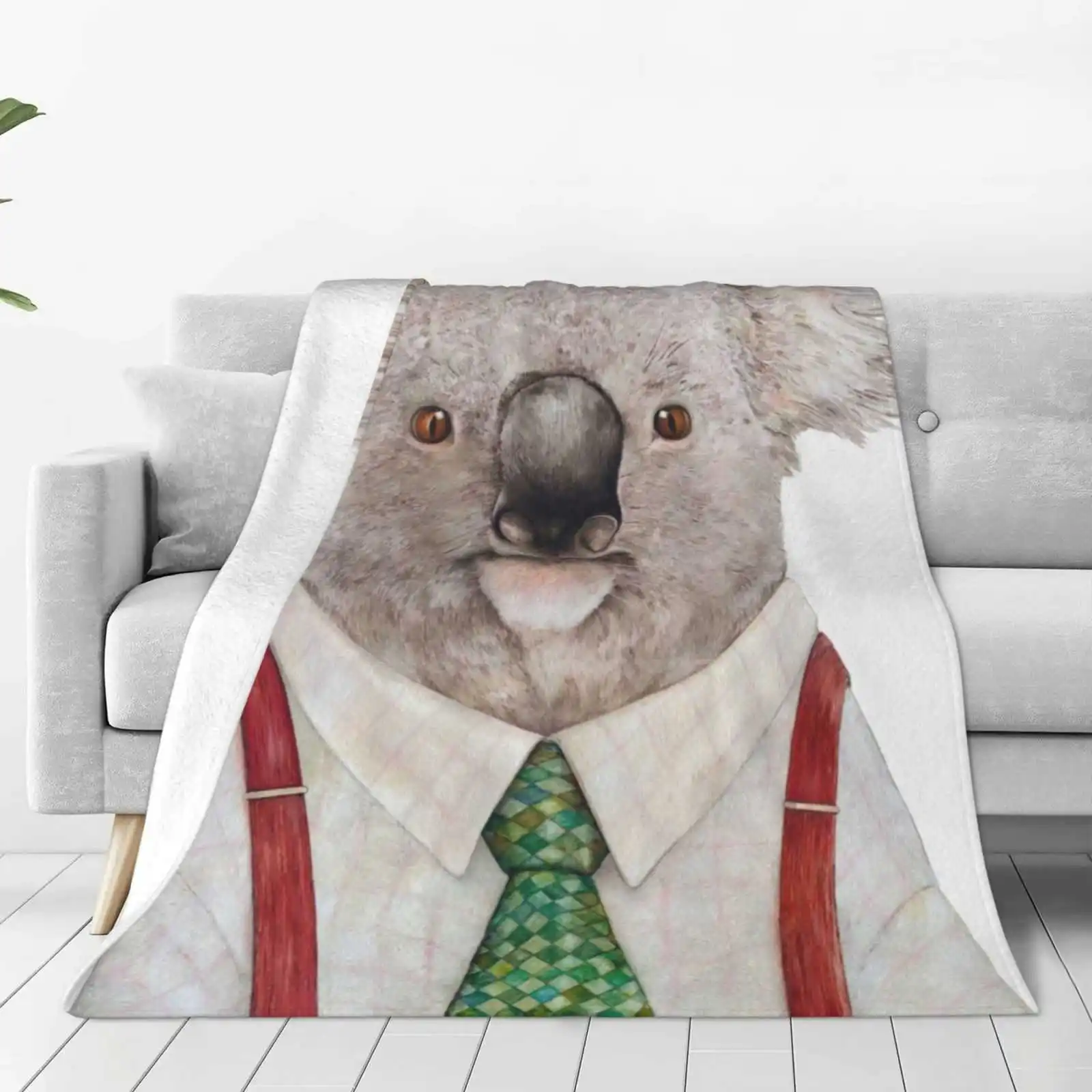 Koala Low Price New Print Novelty Fashion Soft Warm Blanket Cute Koalas Koala Painting Australian Animals Animal Nursery