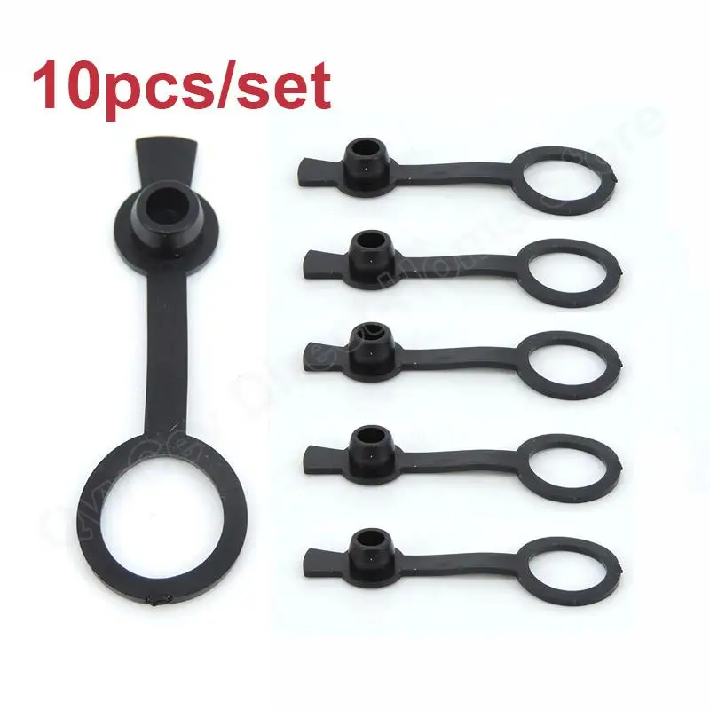 10 sztuk/partia wodoodporna nasadka DC099 5.5mm x 2.1mm gniazdo zasilania prądem stałym żeńskie 11MM 5.5*2.1 5.5*2.5MM osłona pyłoszczelna N6