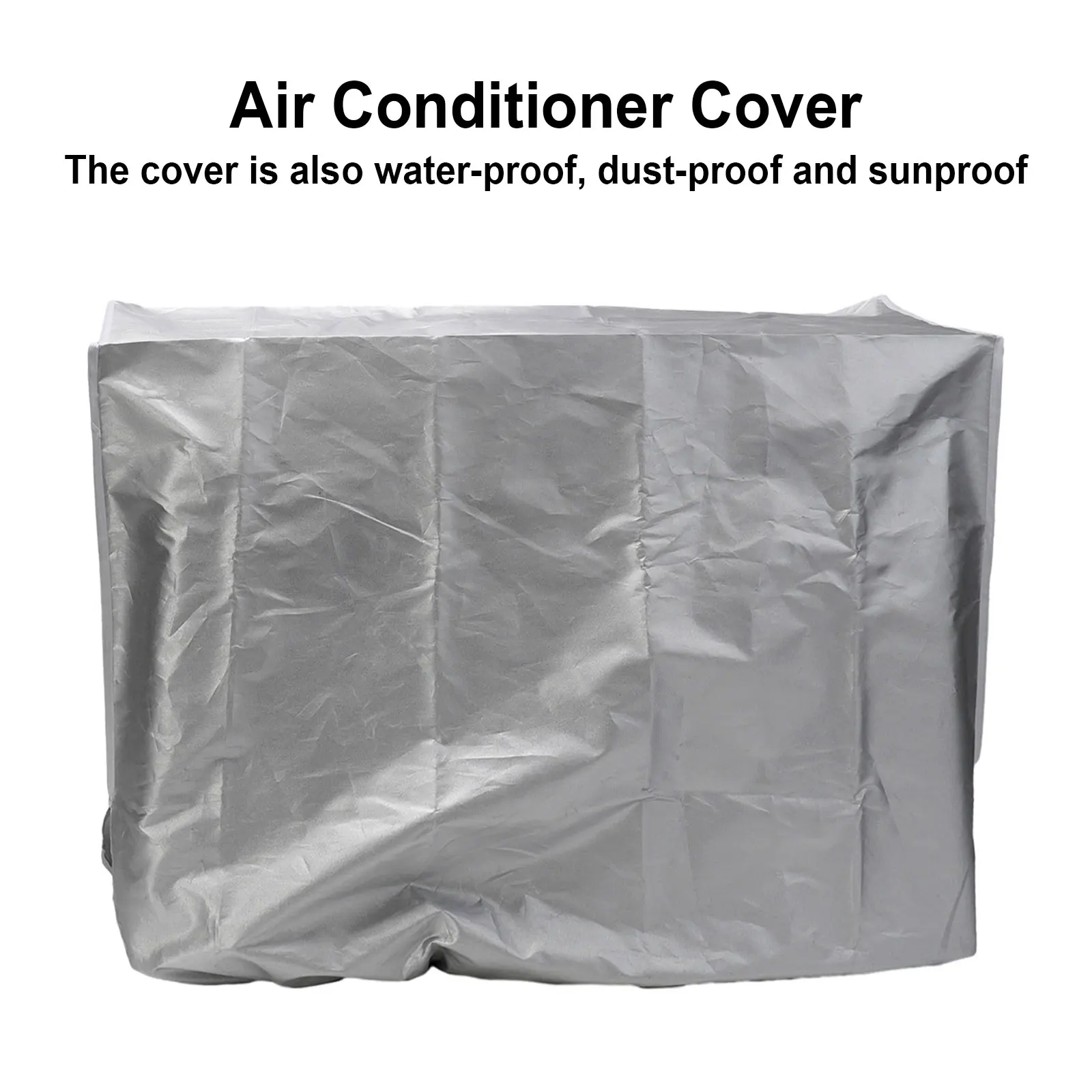 Outdoor Air Conditioner Cover for Protection Against Sun and Rain Dustproof Polyester Shield for Outdoor Units