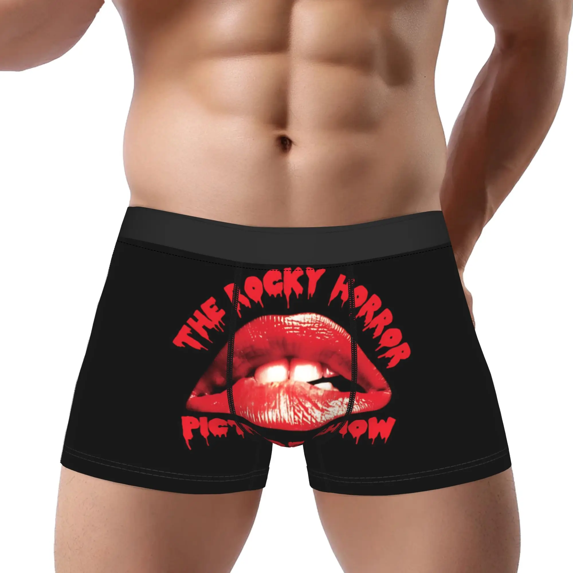ROCKY HORROR PICTURE SHOW  The Rocky Horror Picture Show Underpants Homme Panties Men's Underwear Print Shorts Boxer Briefs