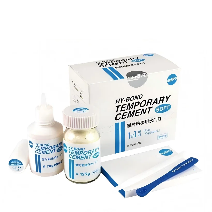 

SHOFU HY-BOND Temporary Cement Eugenol-Free Zinc Oxide Cement Pediatric & Adult Temporary Crown Bonding Bioactive HY-Agent