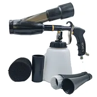 Tornado Regulador de aire Tubo de rodamiento Durable Negro Tornador Pistola Combo Adaptador de vacío 2 en 1 (pistola completa)