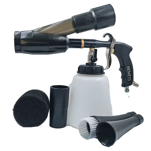 Imagen 1 del producto Tornado Regulador de aire Tubo de rodamiento Durable Negro Tornador Pistola Combo Adaptador de vacío 2 en 1 (pistola completa)