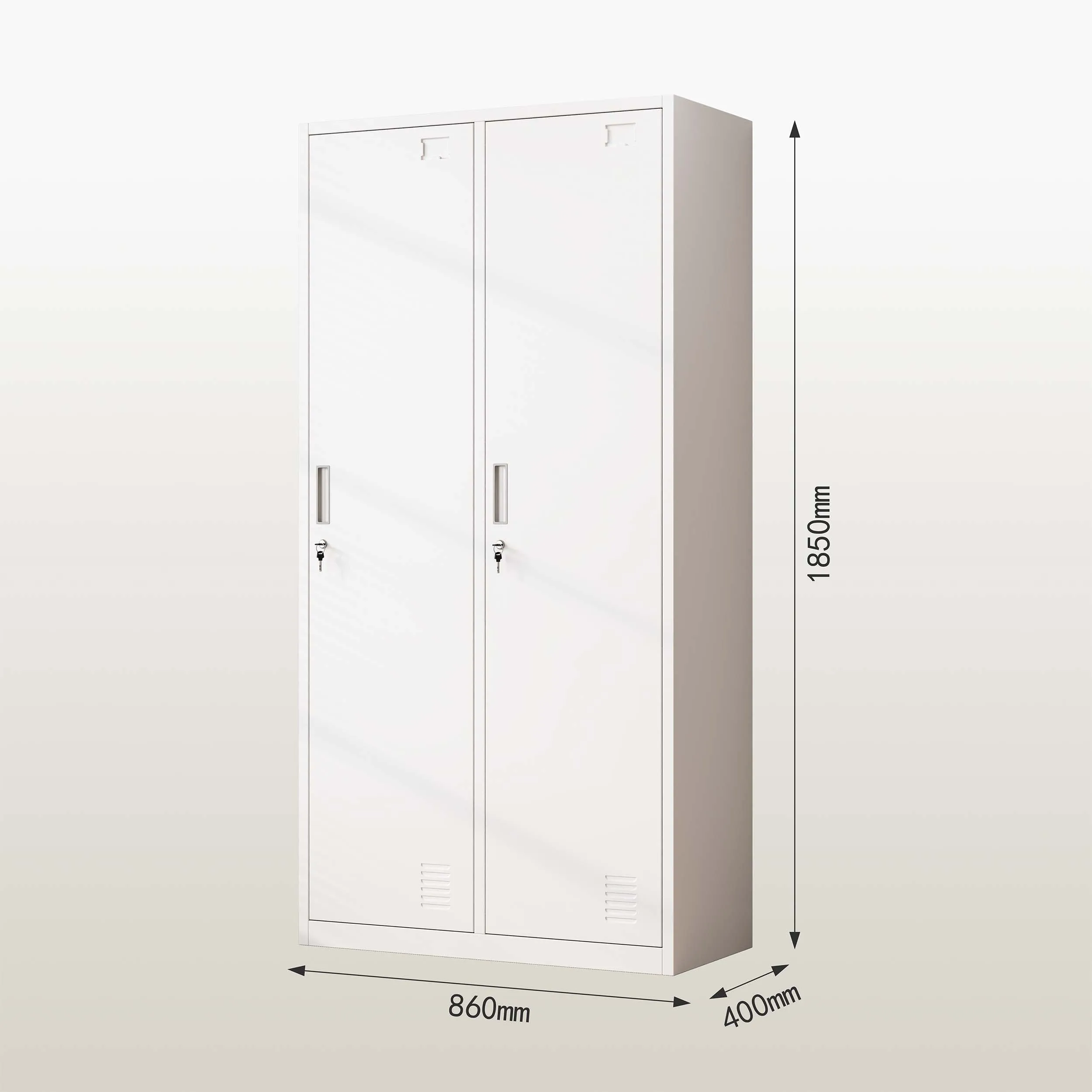 خزانة غرفة الملابس للملابس مع خزانة فولاذية | حل أثاث غرف النوم والخزانة #3