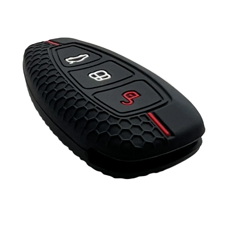 3 Button Key Cover For Ford Transit Custom Mondeo Fiesta Kuga ST Line MK3 Focus 3 Station Wagon Ecosport Case Key Protection view 4