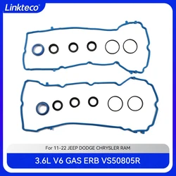 ERB Auto Engine part Valve Cover Gasket Set Fit 3.6 T L V6 GAS For 2011-2022 3.6L JEEP DODGE RAM CHRYSLER VS50805R 0362047