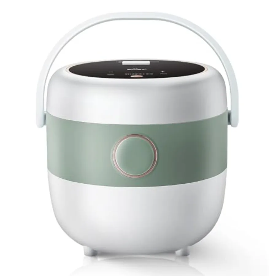 

Компактная сырой рисоварка на 3 чашки с 3D-нагревом и технологиями Fuzzy Logic для здорового приготовления пищи белого риса, коричневого риса.