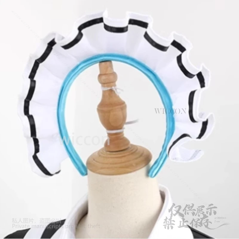 Kakudate Karin คอสเพลย์อะนิเมะเกม Blue Archive น่ารักแม่บ้าน Lolita ชุดชุด 90 ซม.วิกผมปาร์ตี้ฮาโลวีนผู้หญิงที่กําหนดเอง