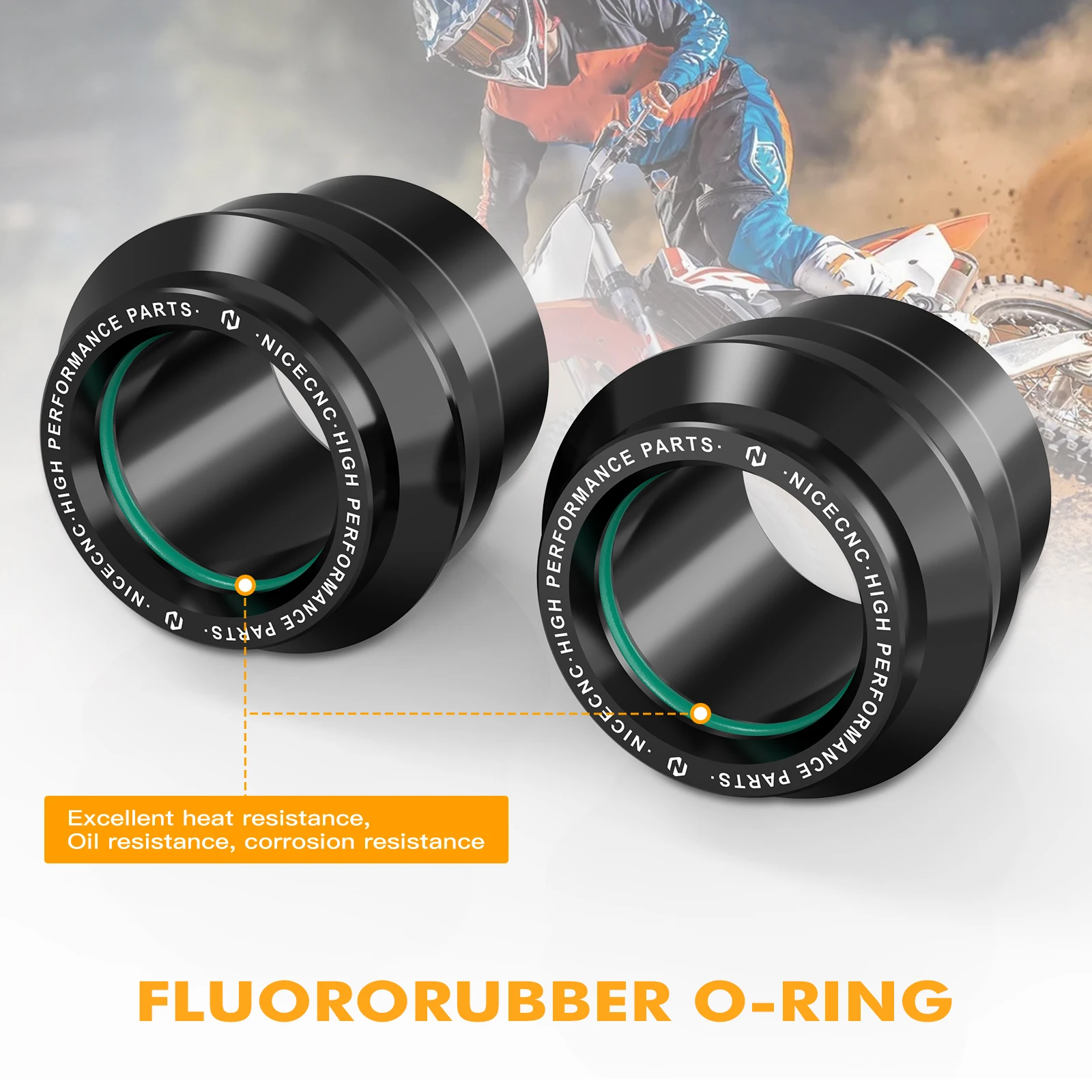 

For GasGas 2024 EC 300 EC 250 EC250F ECF 350 EX 250 300 EXF 350 MC 125 MC250F MCF 450 22MM Front Rear Wheel Spacers Hub Collars