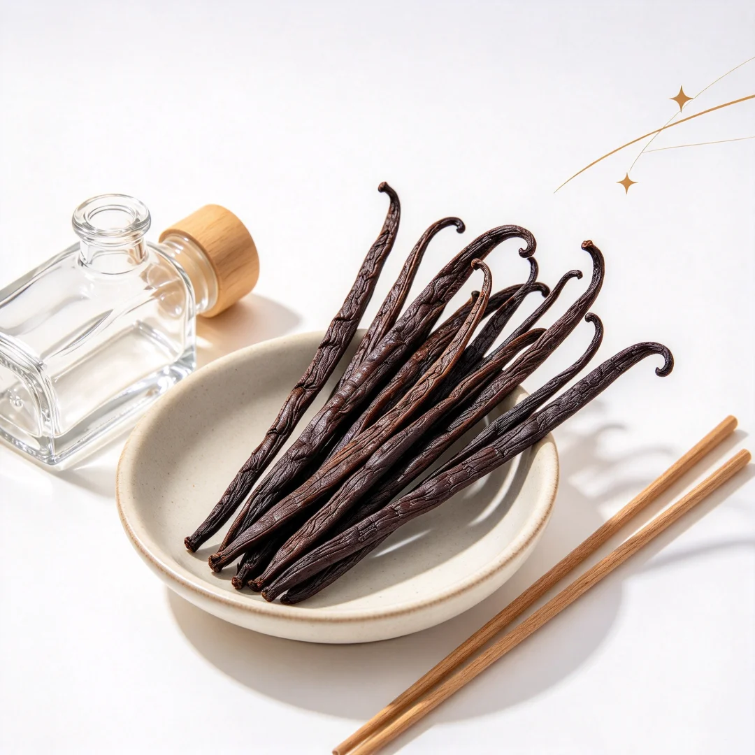 14-17cm SPLYMCZEN DIY Reed Diffuser Natural Dried Vanilla Beans, Vanilla Pods for Home Fragrance DIY Craft Decor