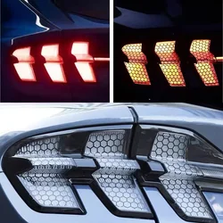 Tail Light Sticker for Ford Mustang Mach-E Honeycomb Cellular Decorative Lamp Stickers Car Exterior Modification Accessories