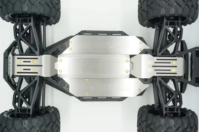 

High-strength stainless steel chassis armor chassis anti-plate for 1/10 TRAXXAS MAXX