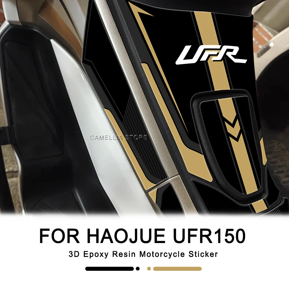 

for HAOJUE UFR150 Motorcycle Accessories 3d Epoxy Motorcycle Fuel Tank Sticker Waterproof Sticker Newly Launched Sticker