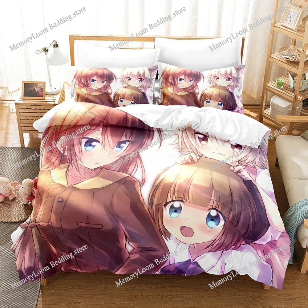 

3D Death March To The Parallel World Rhapsody Bedding Set Single Twin Full Queen King Size Bed Set Adult Bedroom Duvet Cover Set