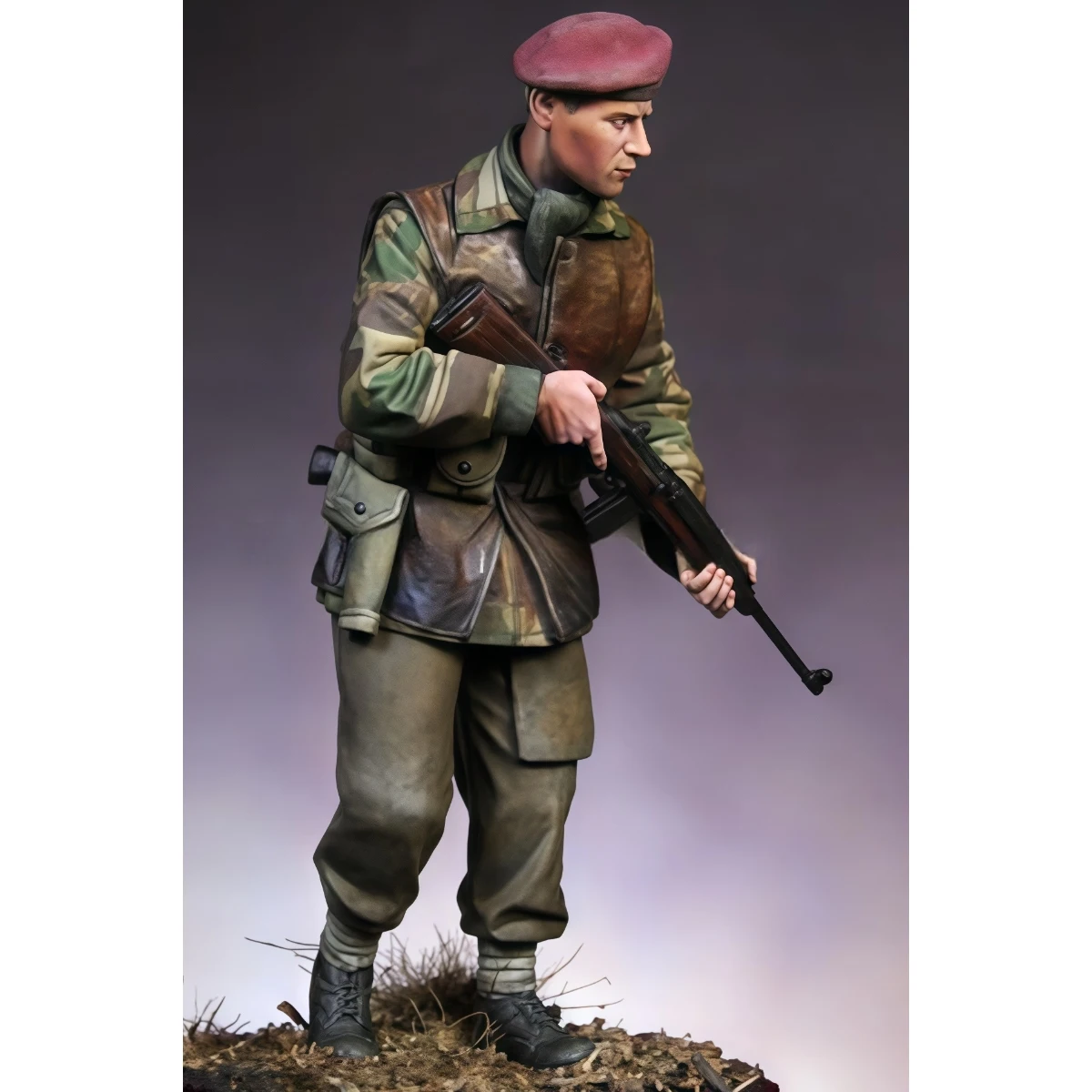 

1/16 resin unpainted model kit, WWII British SAS Commando (2 heads) unassembled and unpainted GK, 1424R