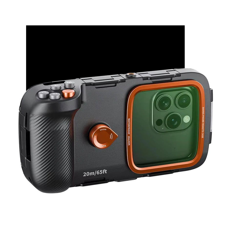 

New Arrival 20m/65ft Snorkeling Phone Waterproof Case Charging Photography Handle for Diving Mobile Phone