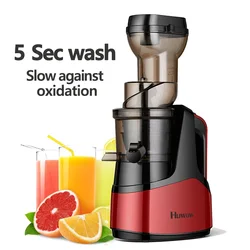 Huwow Wholesale Drinkware Juicer Table 3c Tritan Material Stirring Manual Juicers Blenders Easy To Clean Low Speed Antioxidant